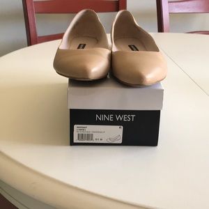 Nine West Speakup Almond Toe Flats
